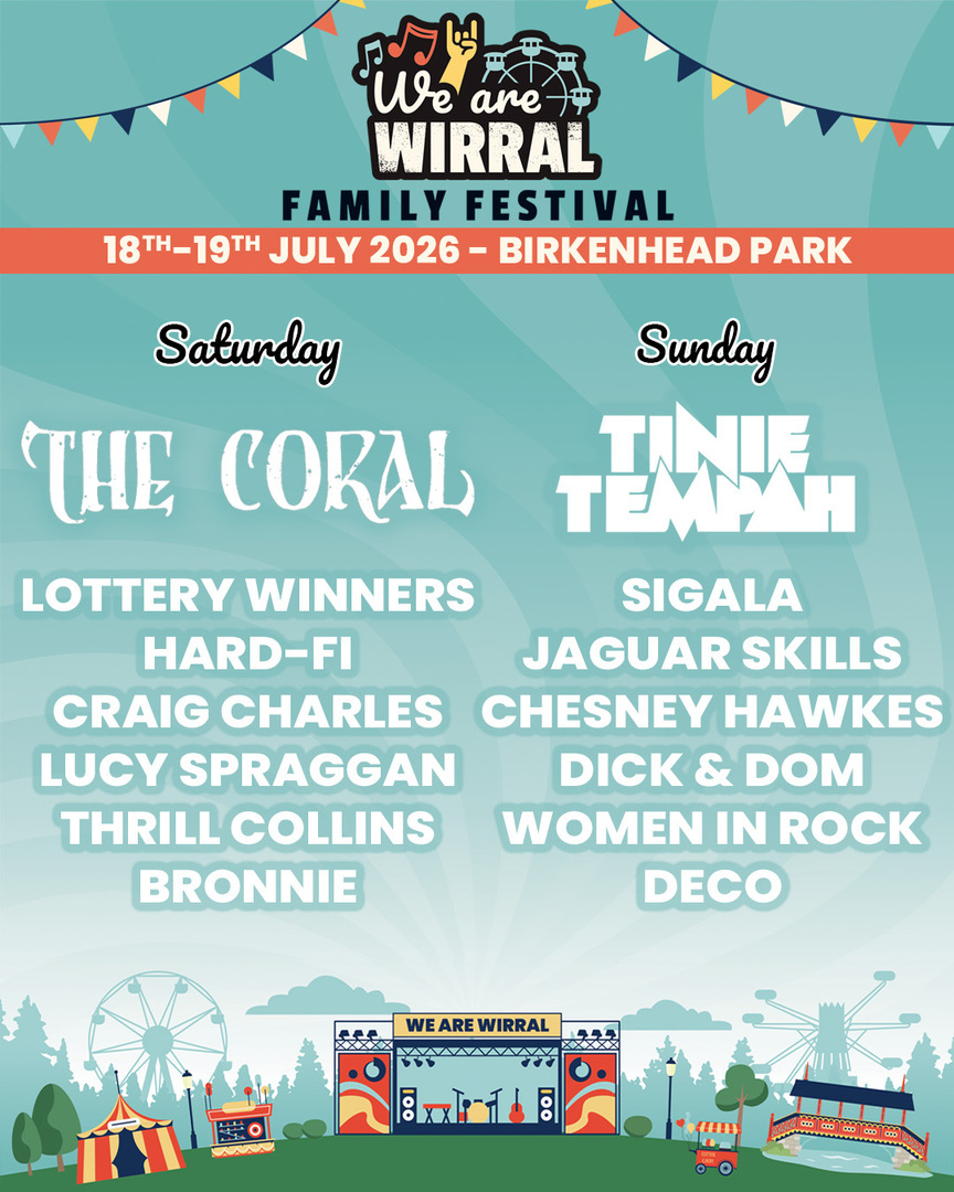 We are Wirral - Family Music Festival at Birkenhead Park — event image